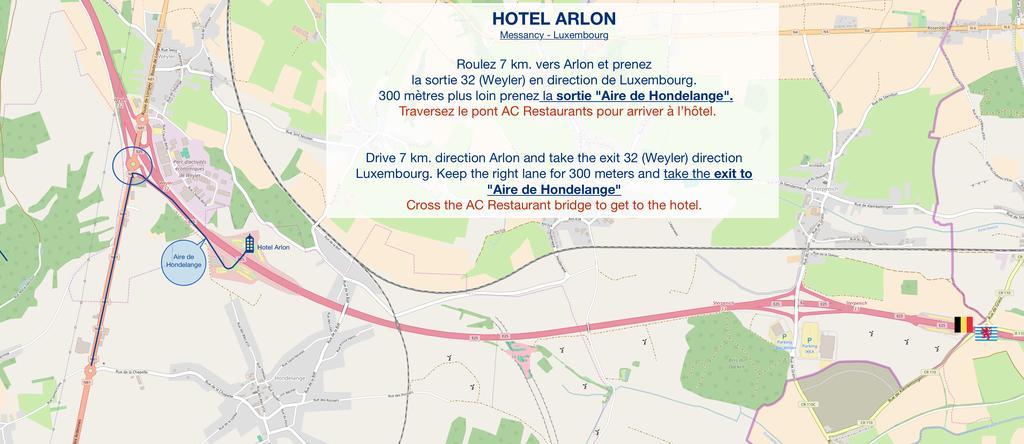 Hotel Arlon Eksteriør bilde